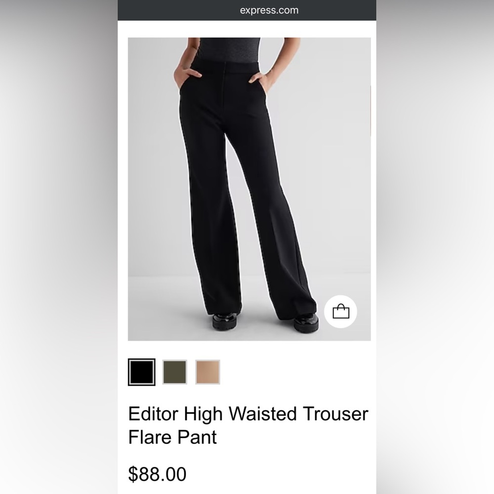 Express High Rise Pants - Picture 5 of 7